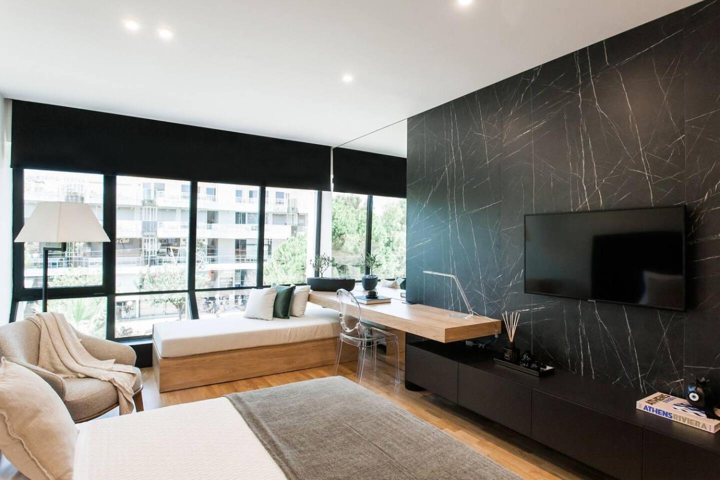 2 Sidebyside Suites In Athens Riviera By The Olon Bagian luar foto