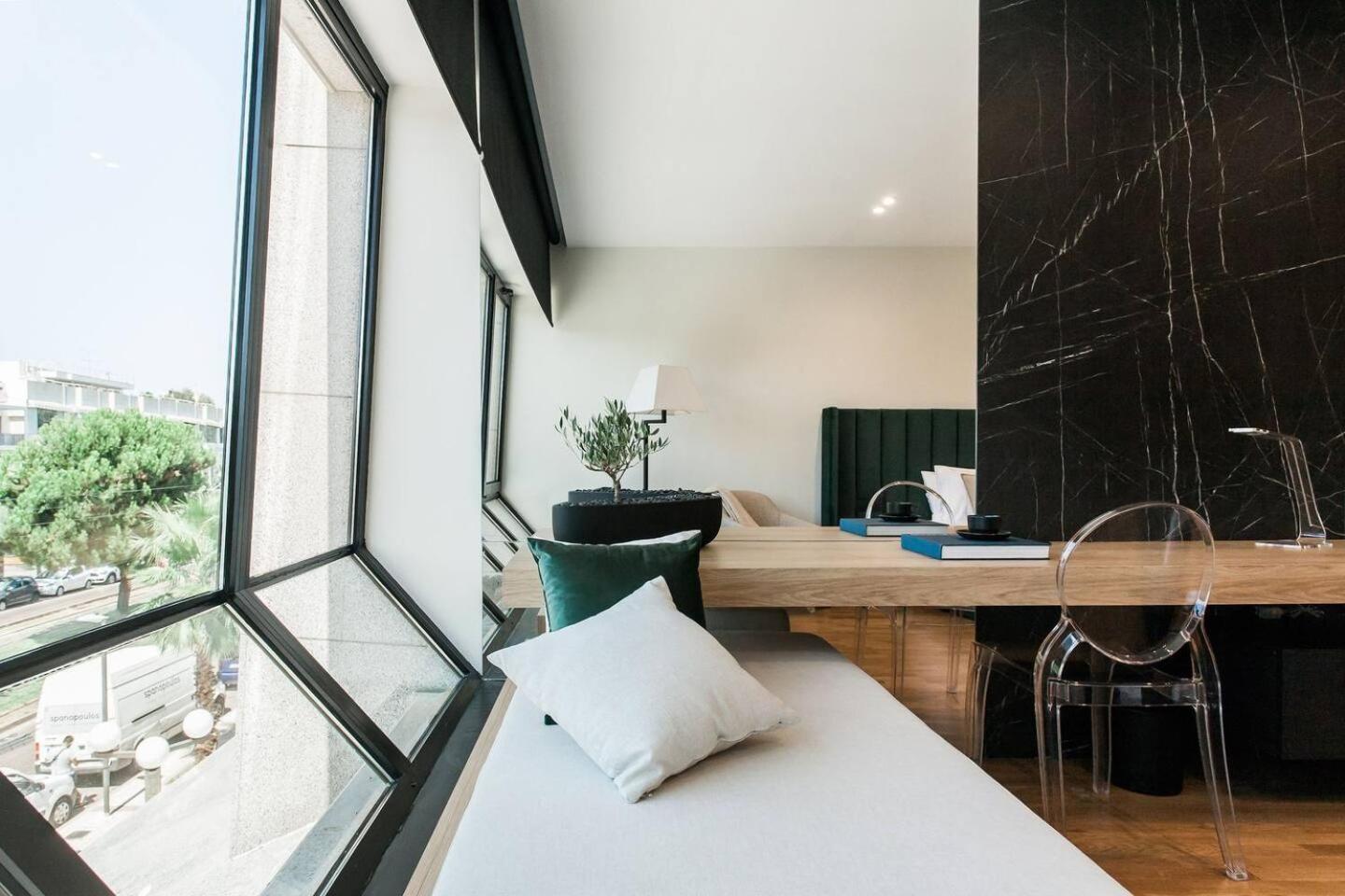 2 Sidebyside Suites In Athens Riviera By The Olon Bagian luar foto